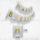 Happy Birthday Banner SILVER – Party Decorations