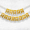 Happy Birthday Banner PRISMATIC GOLD – Party Decorations