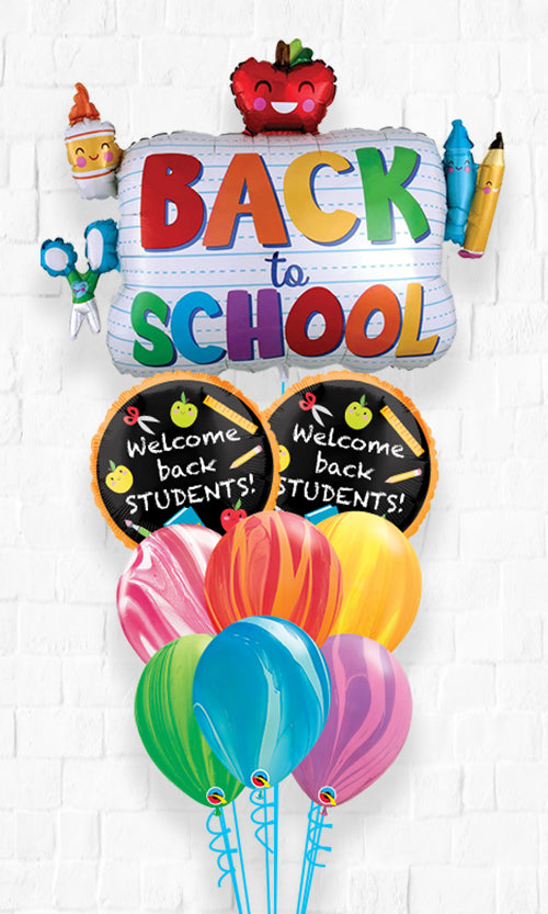 Back to School Agate Balloon Bouquet