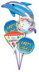 Diamond Dolphin Birthday Bouquet