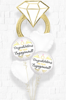 Happy Engagement Diamond Wedding Ring