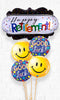 Officially Retired GoodLuck Smiley Balloon Bouquet