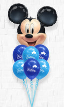 Disney Mickey Mouse Sparkle Blue Birthday Balloon Bouquet