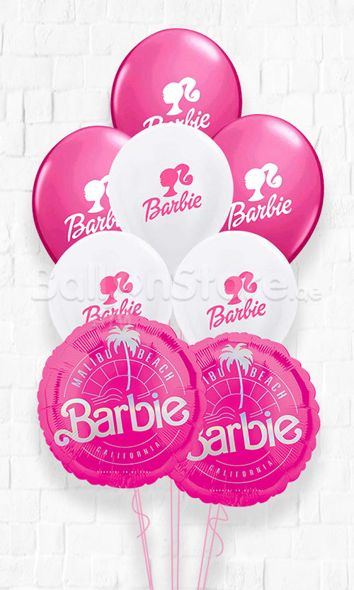 Barbie Birthday Balloon Bouquet