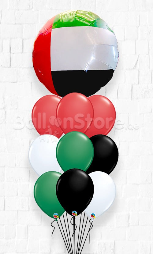UAE Jumbo Flag National Day Balloon Bouquet