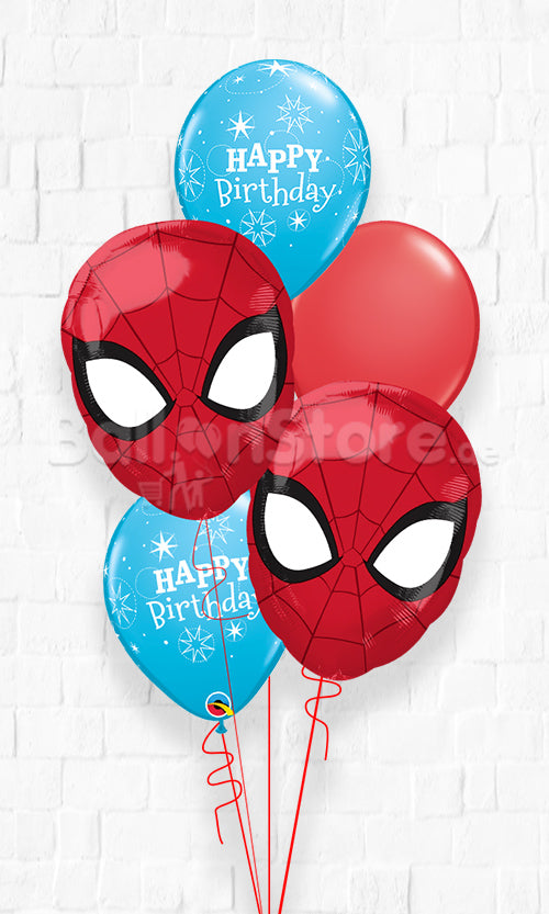 Spider Man  Birthday Balloon Bouquet