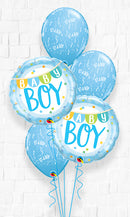 Boy Pennant A-Round Balloons Bouquet