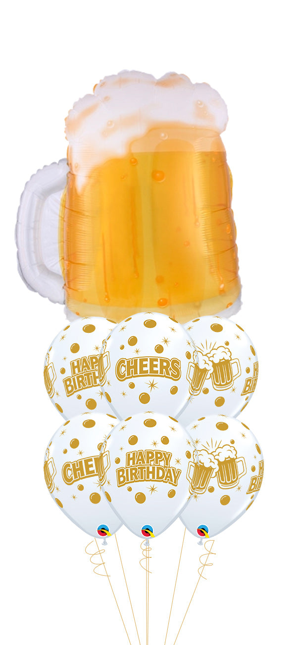 Birthday Cheers Brew  Balloon Bouquet