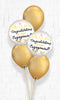 Engagement Chrome Balloon Bouquet with weight