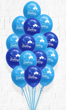 Dblue & Robn Egg Birthday Sparkle Bouquet-15 pcs.with weight