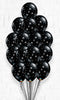 Black Sparkle Balloon Bouquet 15pcs