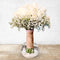 Bride / Wedding Hand Bouquet - Free Groom Brooch