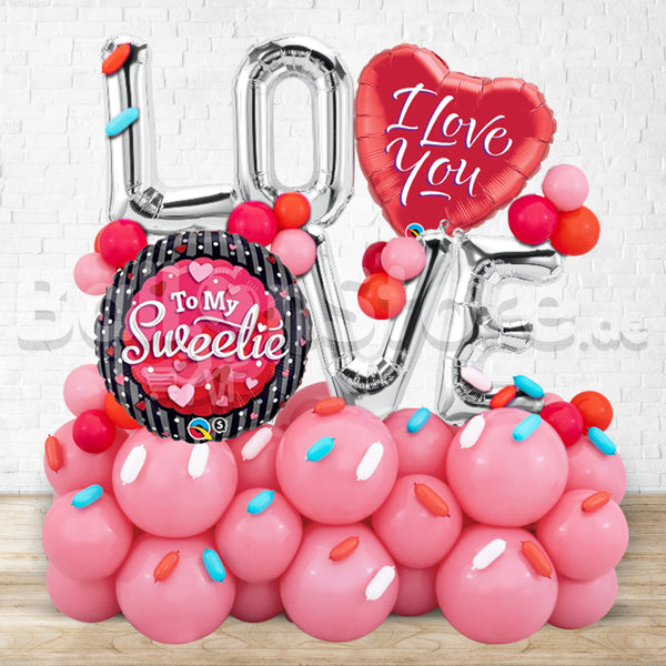 Sweet as Sprinkle LOVE  Balloon Arrangement