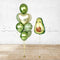 Holy Guacamole! Chrome LimeGreen Balloon Bouquet