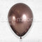 Truffle Chrome Latex Balloons.