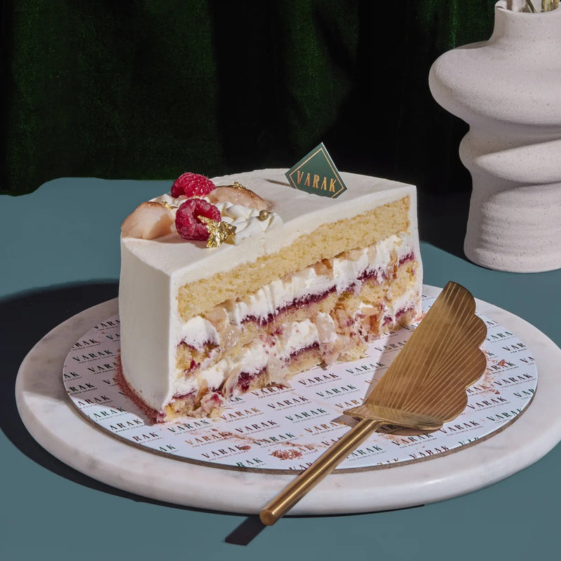 Raspberry Lychee Cake