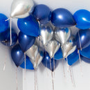 Space Astronaut Theme Color Helium Balloons - 25count