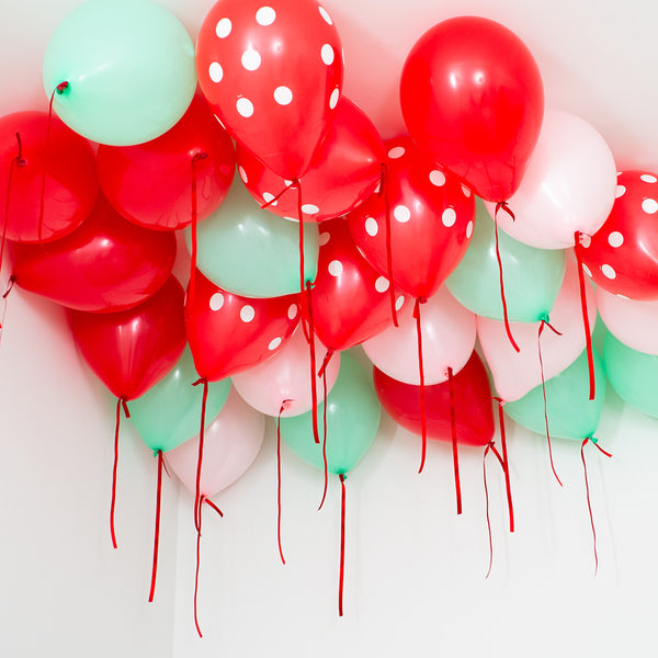 Strawberry Shortcake Theme Color Helium Balloons - 25count