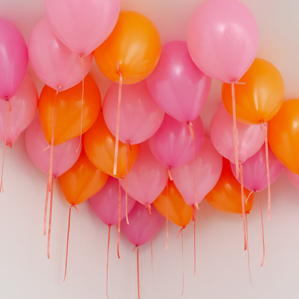 Flamingo Pink Theme Helium Balloons - 25count