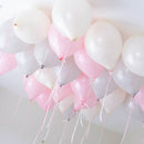 Macaroon Pink Theme Helium Balloons - 25count