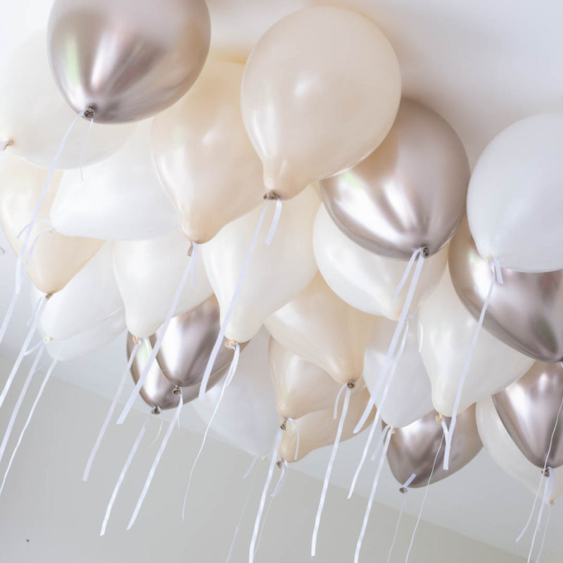 Pearl Sand Theme Helium Balloons - 25count