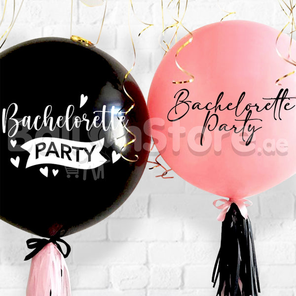 Bachelorette Party Set of 2 30inches Custom Text / Personalized Balloon / Happy Birthday / Any Text if Logo(Upon approval if Possible) PRE-ORDER 1DAY In Advance