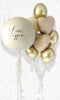 30inches Latex with Custom Text Aesthetic Balloon Bouquet Set