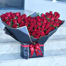 Heart Love Red Roses Fresh Flower Arrangements