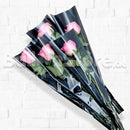 Single Sleeve Wrapped Pink Rose