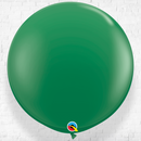 Giant Standard Dark Green Color Latex Balloon Helium Inflated