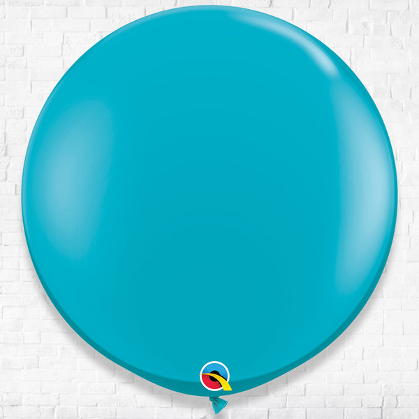 36inches Giant Standard Tropical Teal Color Latex Balloon Helium