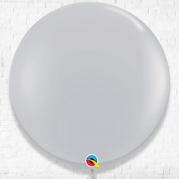 36inches Giant Standard Gray Color Latex Balloon Helium Inflated