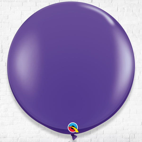 36inches Giant Standard Purple Violet Color Latex Balloon Helium Inflated