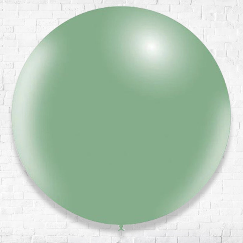 36inches Giant Standard Vintage Green Color Latex Balloon Helium Inflated