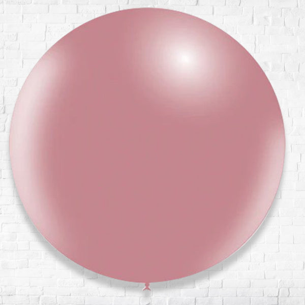 36inches Giant Standard Vintage Pink Color Latex Balloon Helium Inflated