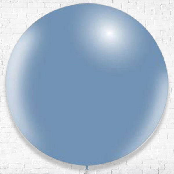 36inches Giant Standard Vintage Blue Color Latex Balloon Helium Inflated