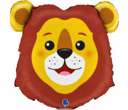 Lovable Lion  Head Foil Balloon