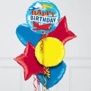 Birthday Airplanes Foil balloon bouquet
