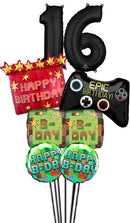 Any Age TNT Party Dynamite Birthday Minecraft Balloon Bouquet  With Weight