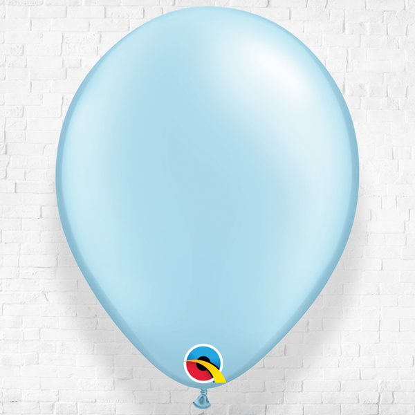 Pearl Light Blue Latex Balloon