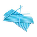 25 Pieces Disposable Paper Straws – Light Blue