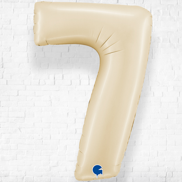Number Seven Cream Helium Filled