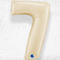 Number Seven Cream Helium Filled