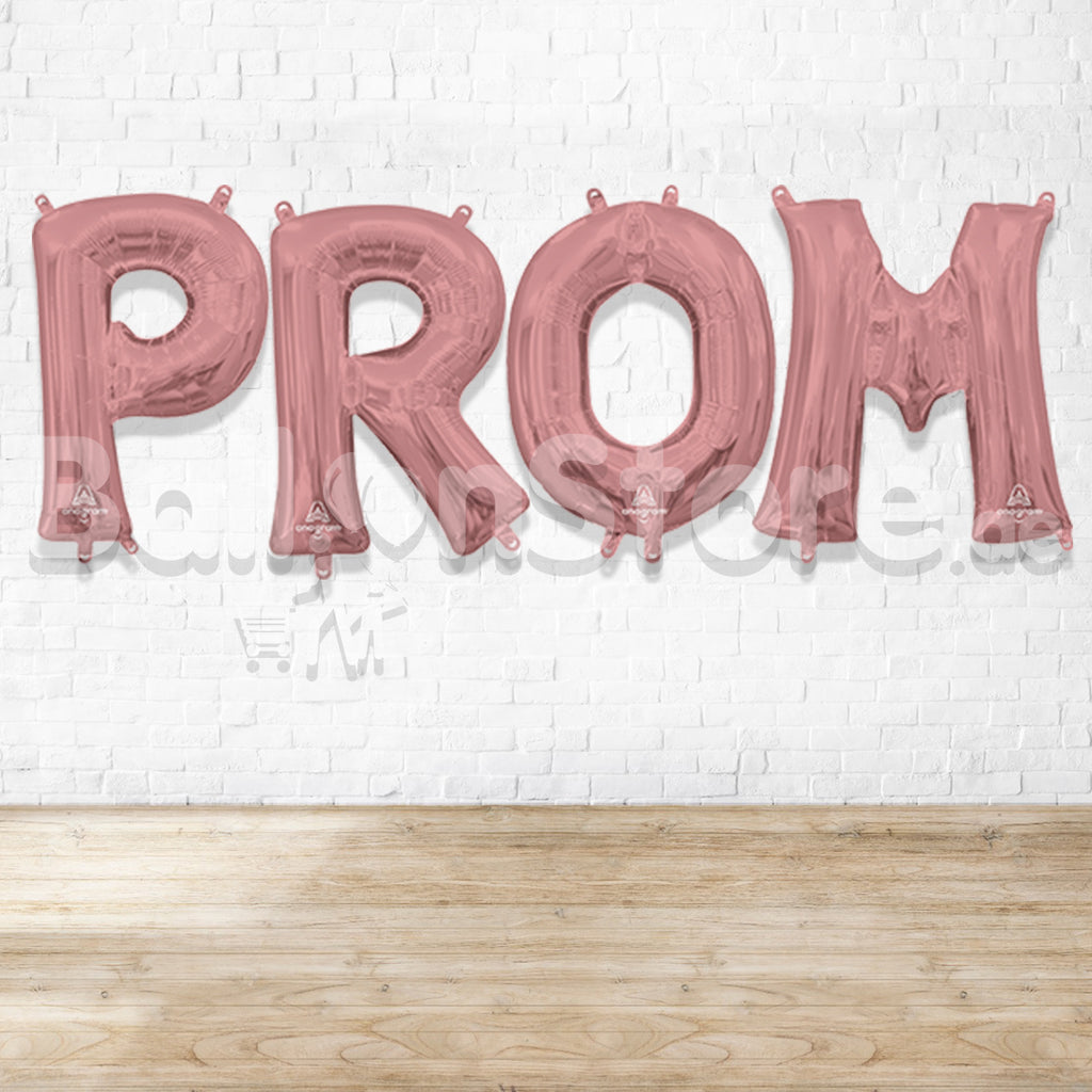 PROM Letter Foil Metallic Foil Balloons 