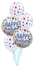 Patriotic Balloon Bouquet with weight
