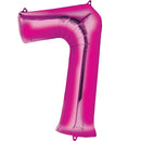 16inch Number 7 Pink -NON FLYING Air-Filled Only