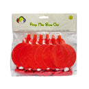 Red Party Blowouts 6pcs