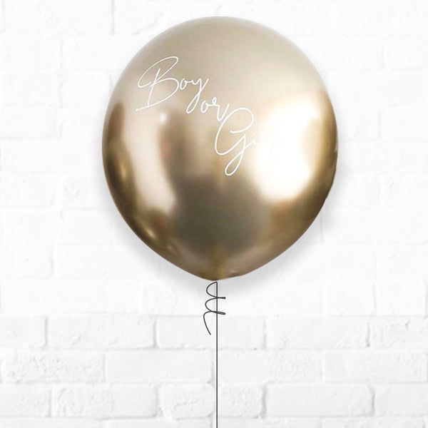 30inches Chrome Classy Gender Reveal