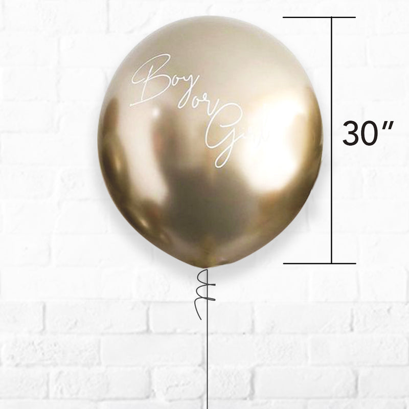 30inches Chrome Classy Gender Reveal