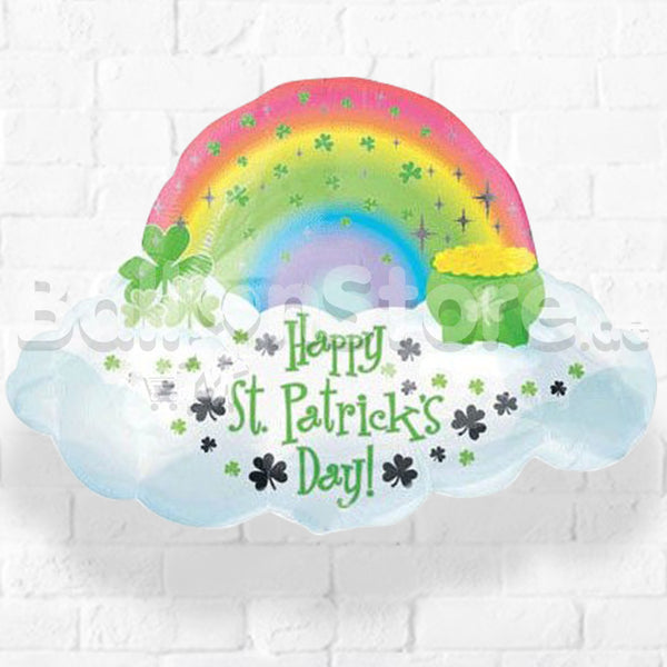 Pot of Gold Multi Colored St. Patric's Day SuperShape Foil Balloons